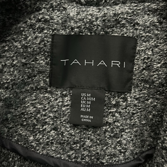 Tahari black and white wool blend jacket - Picture 3 of 6